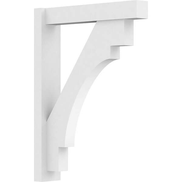 Ekena Millwork Merced Architectural Grade PVC Outlooker with Block Ends, 5"W X 24"D X 32"H OUTP05X24X32MRC05 - main